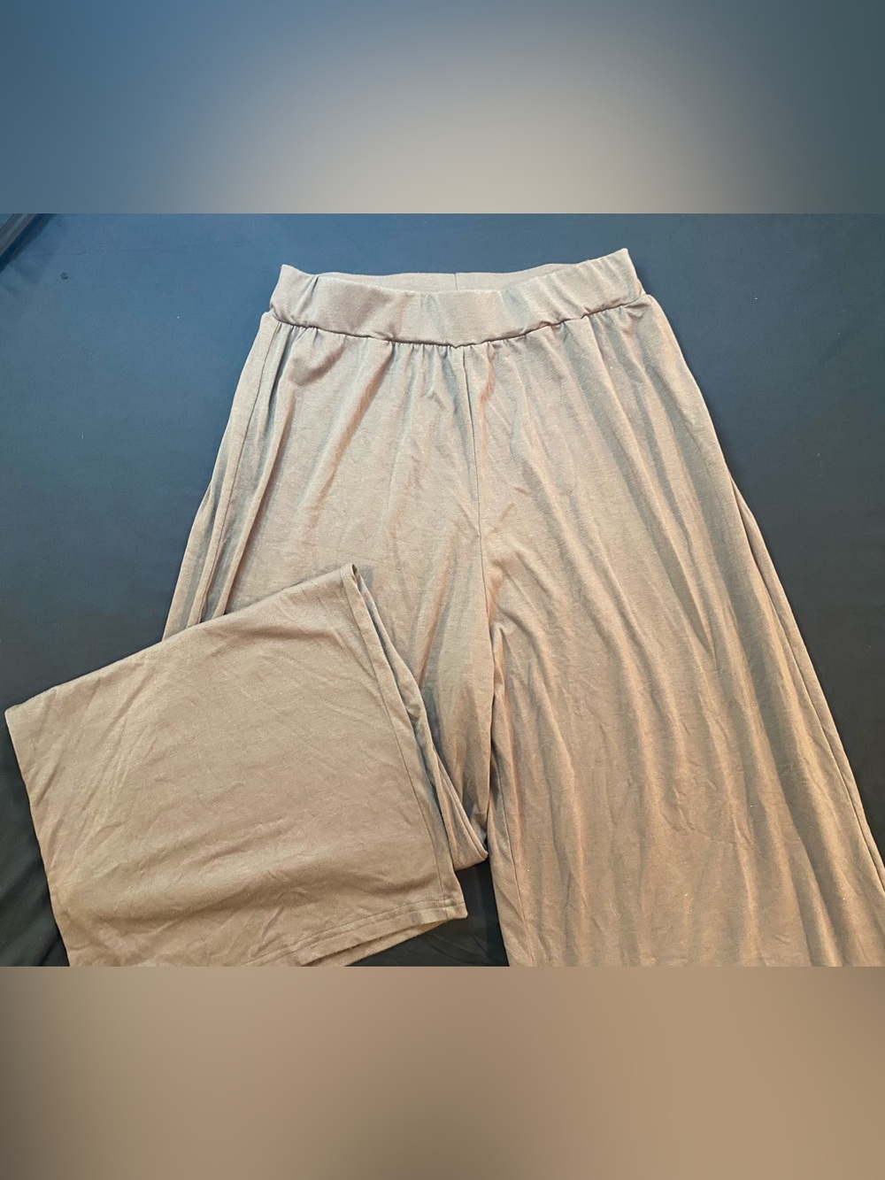 Wide Leg Lounge Pants - Taupe